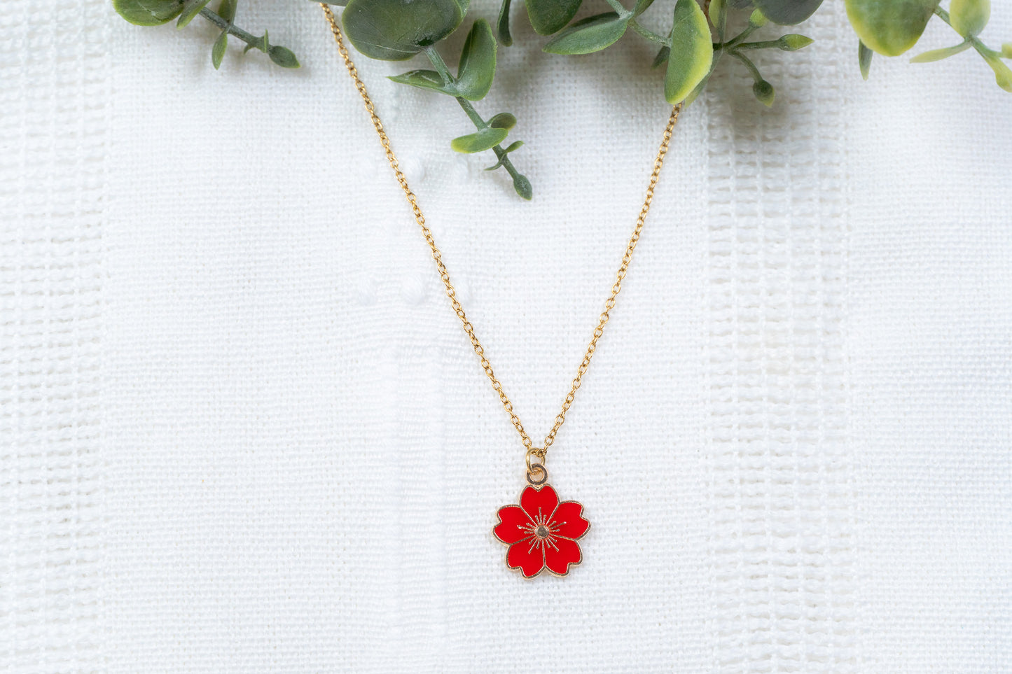 Sakura Flower Necklace