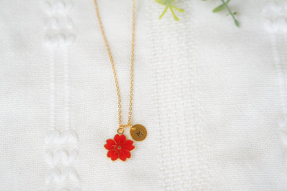 Sakura Flower Necklace