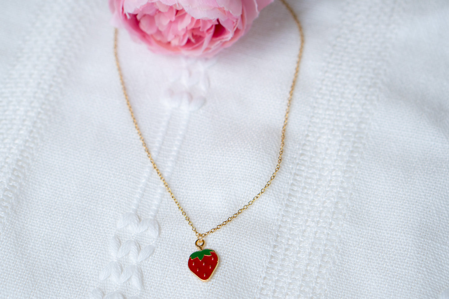 Strawberry Necklace