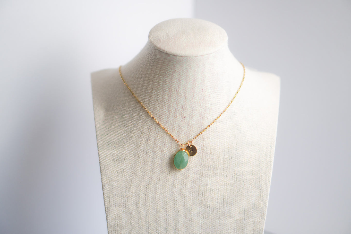 Wire Wrapped Green Aventurine Gemstone