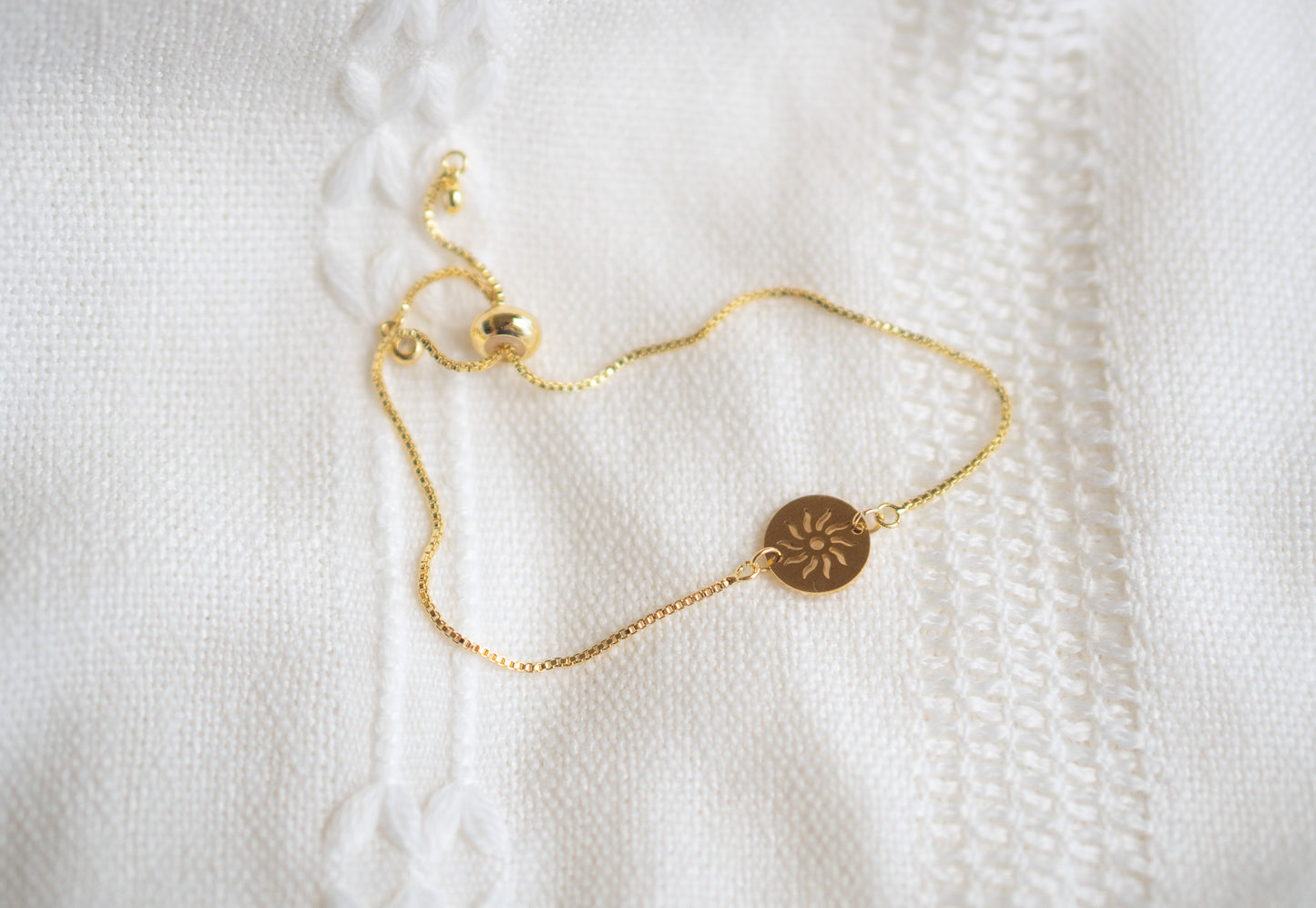 Boho Gold Sun Bracelet