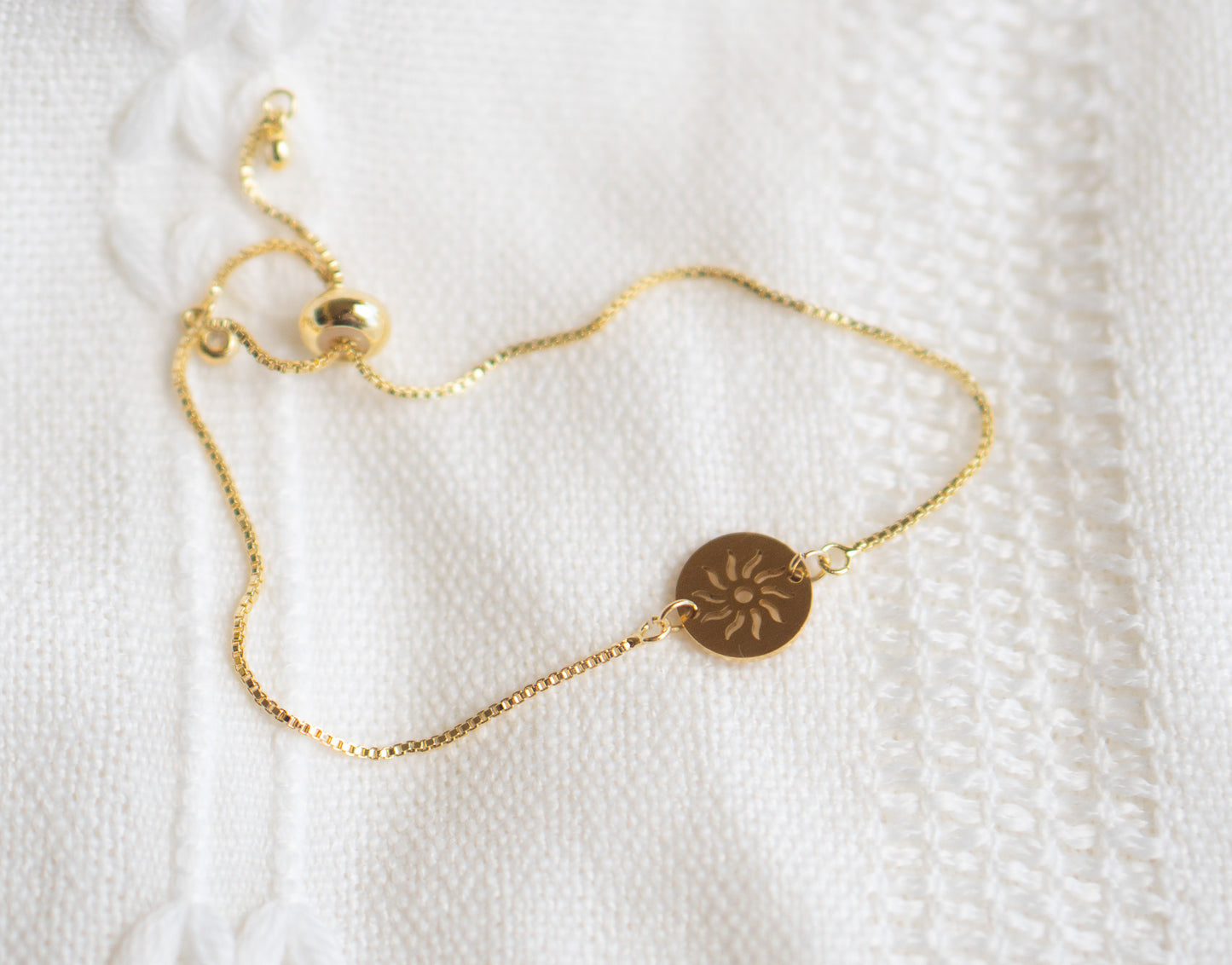 Boho Gold Sun Bracelet