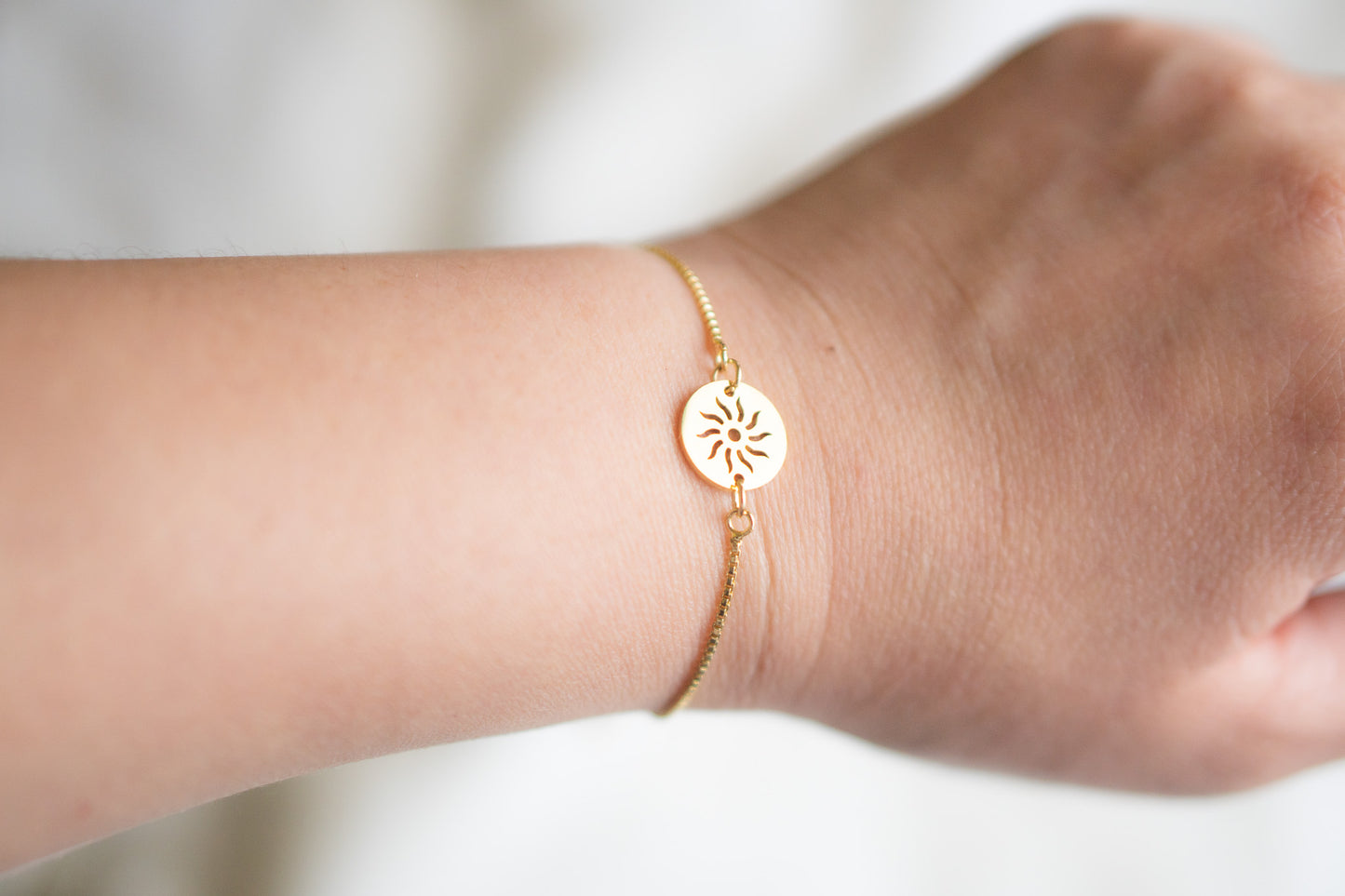 Boho Gold Sun Bracelet