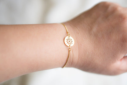 Boho Gold Sun Bracelet