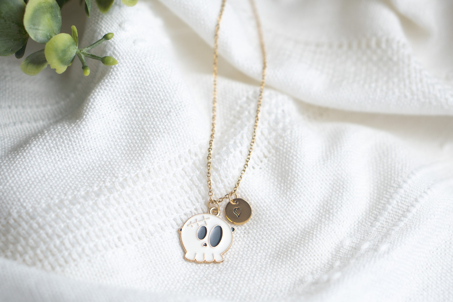 Cute Spooky Skull Necklace