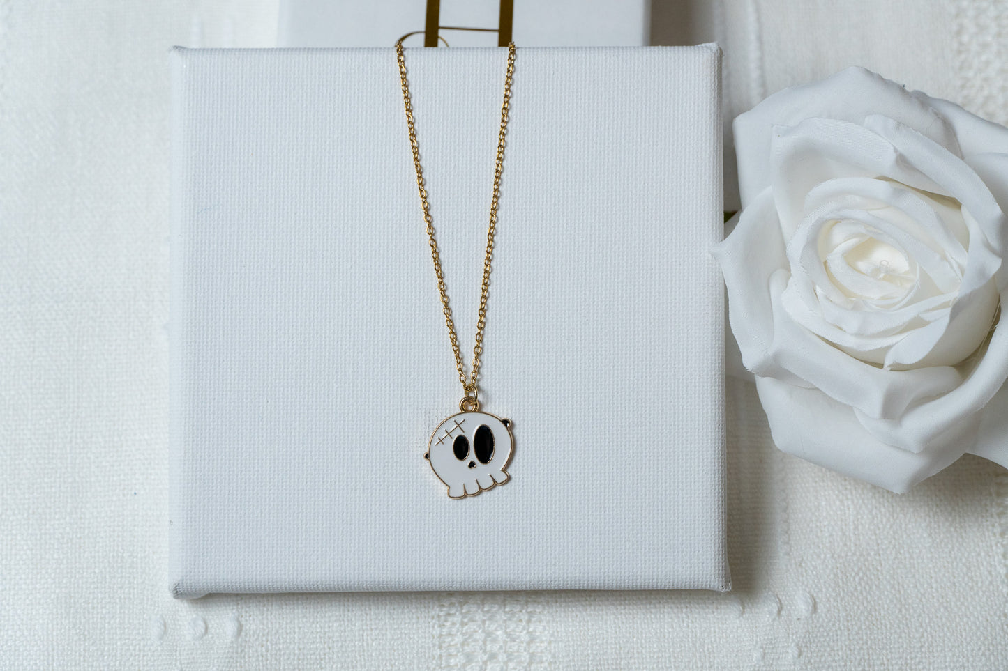 Cute Spooky Skull Necklace