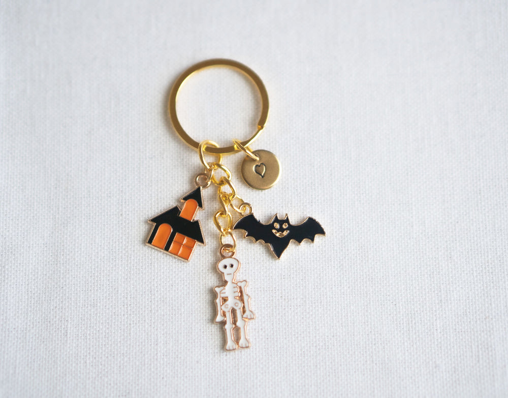 Halloween Skeleton Keychain