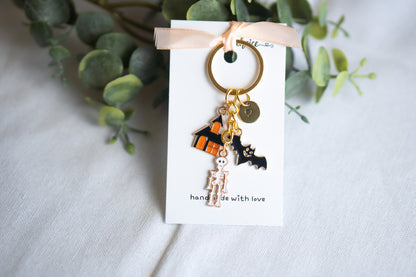 Halloween Skeleton Keychain