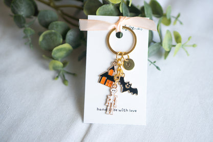 Halloween Skeleton Keychain