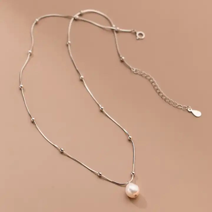 Irregular Natural Freshwater Pearl Necklace