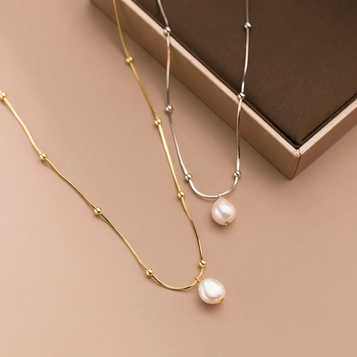 Irregular Natural Freshwater Pearl Necklace