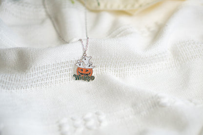 Jack O Lantern Necklace