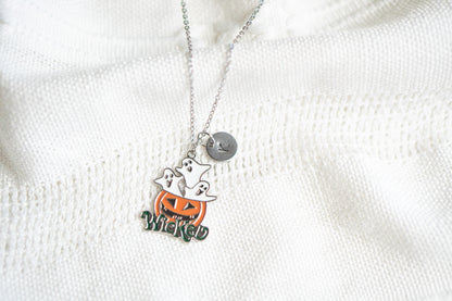 Jack O Lantern Necklace