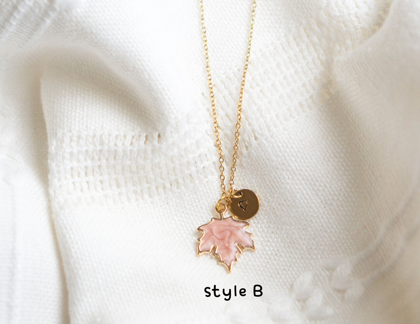 Fall Maple Leaf Necklace