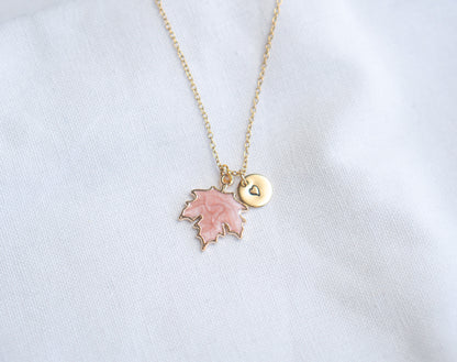 Fall Maple Leaf Necklace