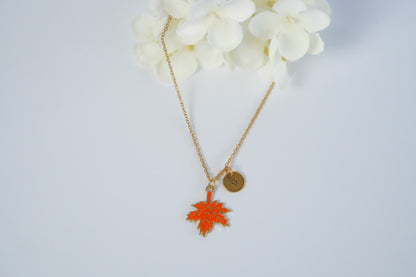 Fall Maple Leaf Necklace