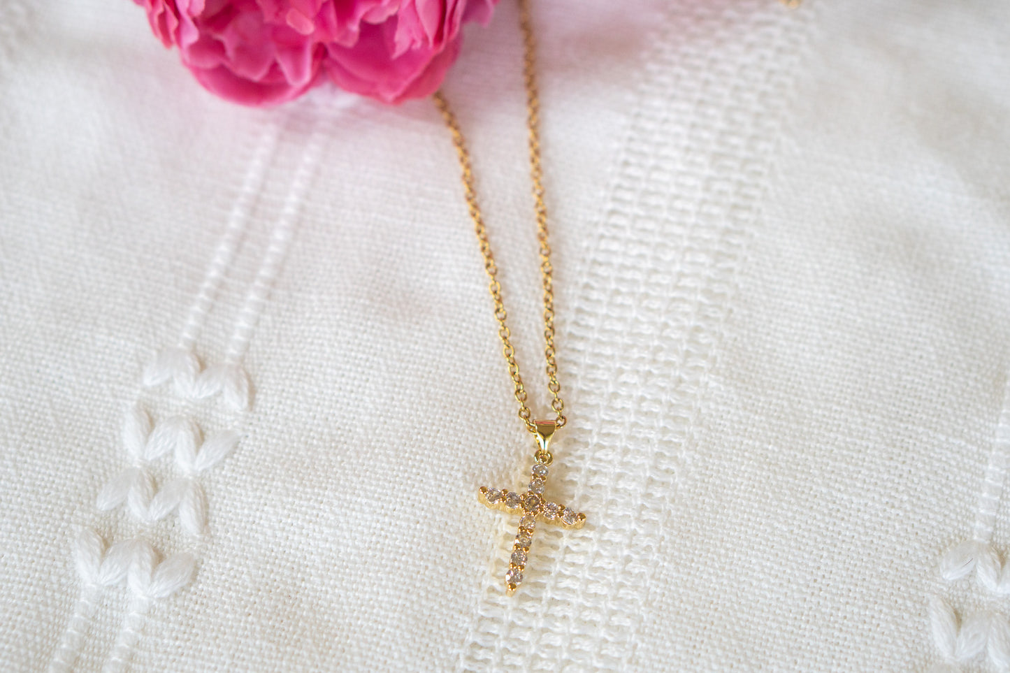 Gold Cross Necklace