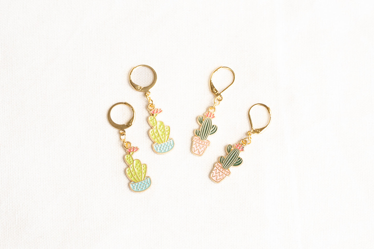 Cactus Charm Earrings