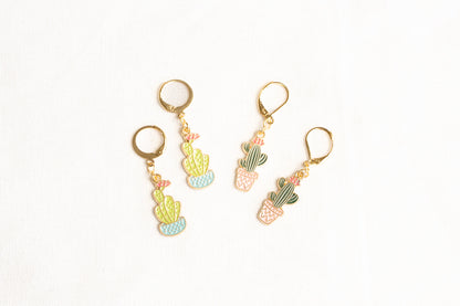 Cactus Charm Earrings