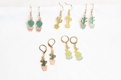 Cactus Charm Earrings