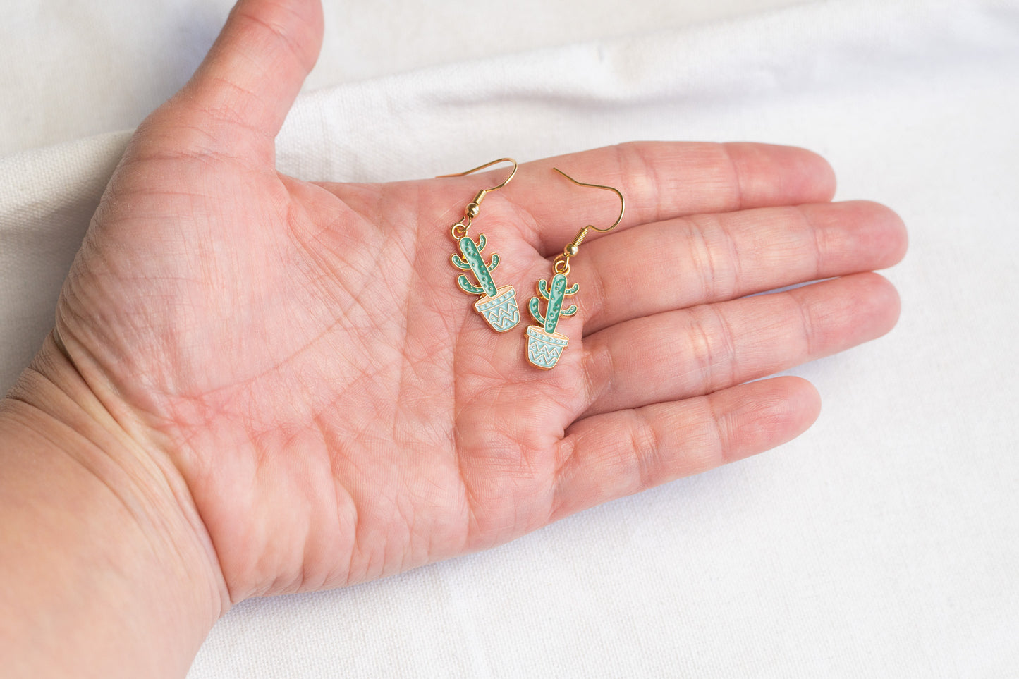 Cactus Charm Earrings