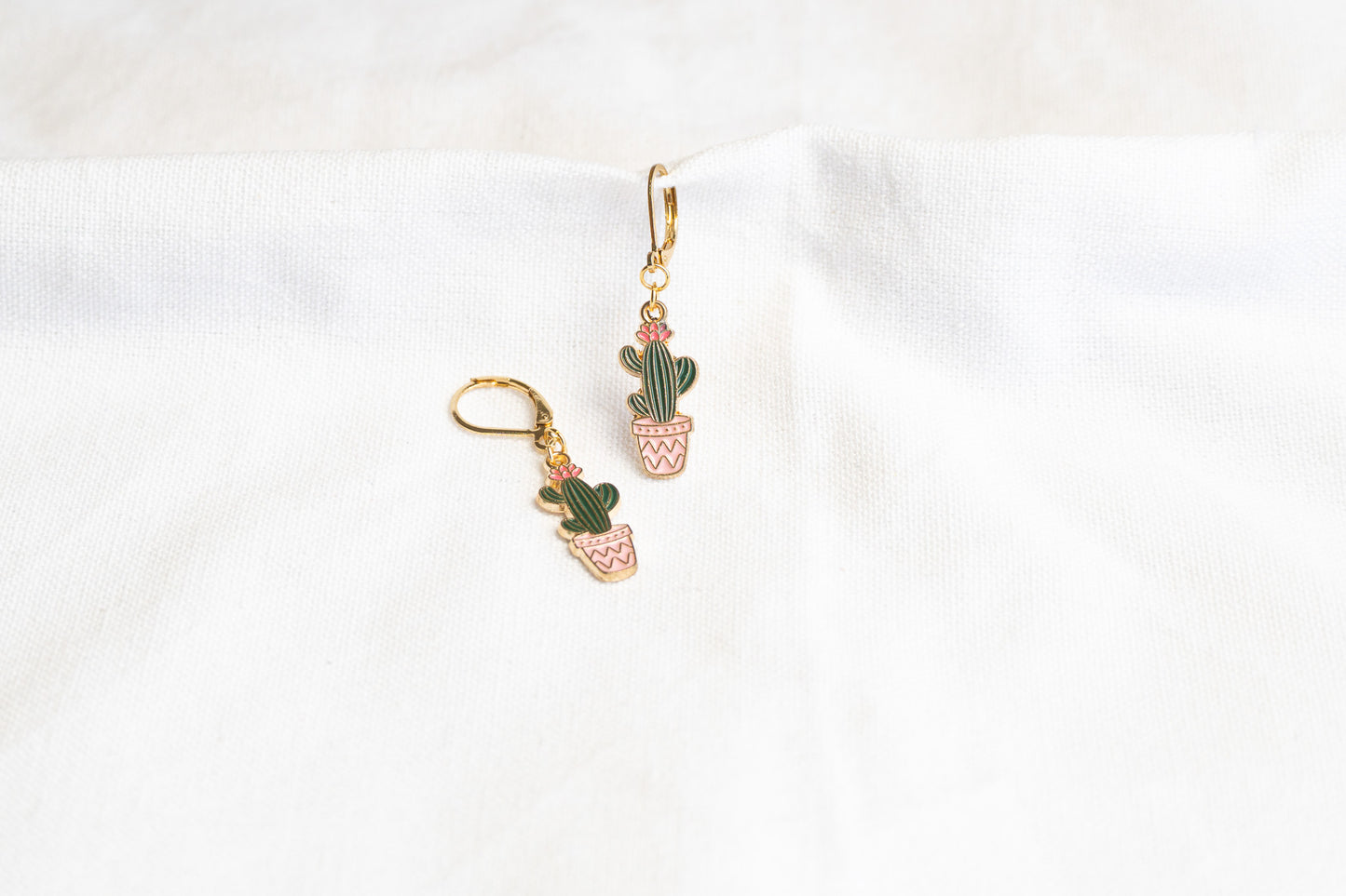 Cactus Charm Earrings