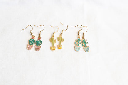 Cactus Charm Earrings