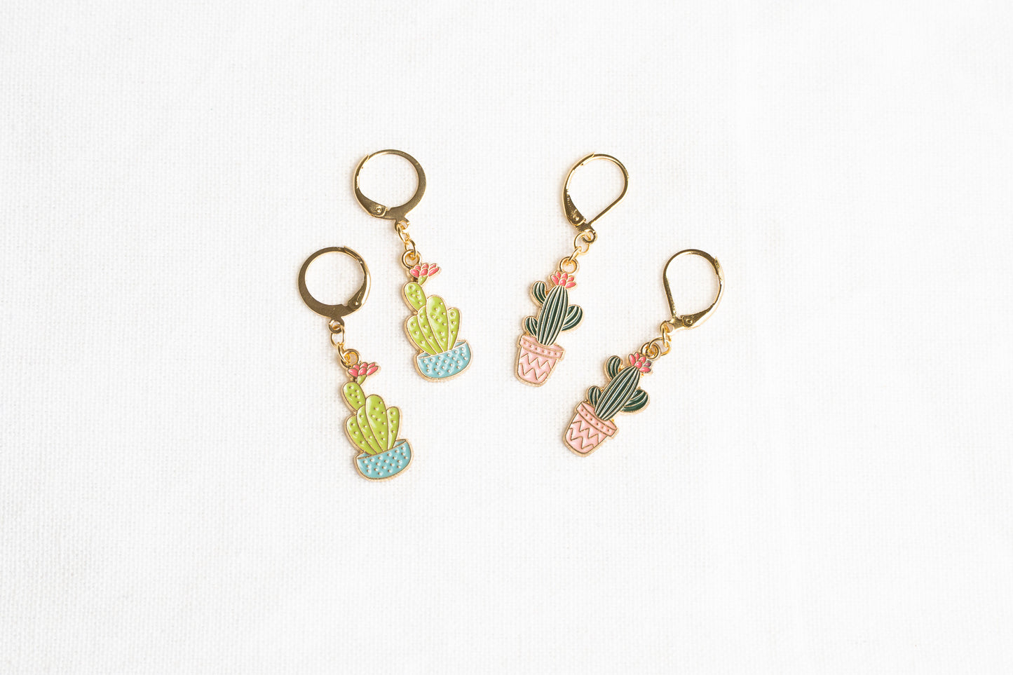 Cactus Charm Earrings