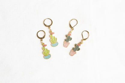 Cactus Charm Earrings