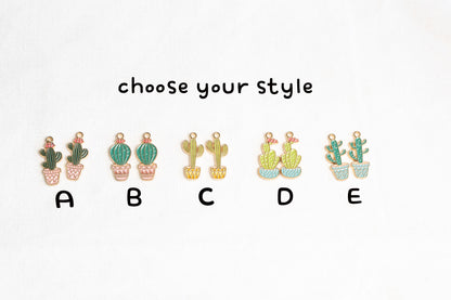 Cactus Charm Earrings