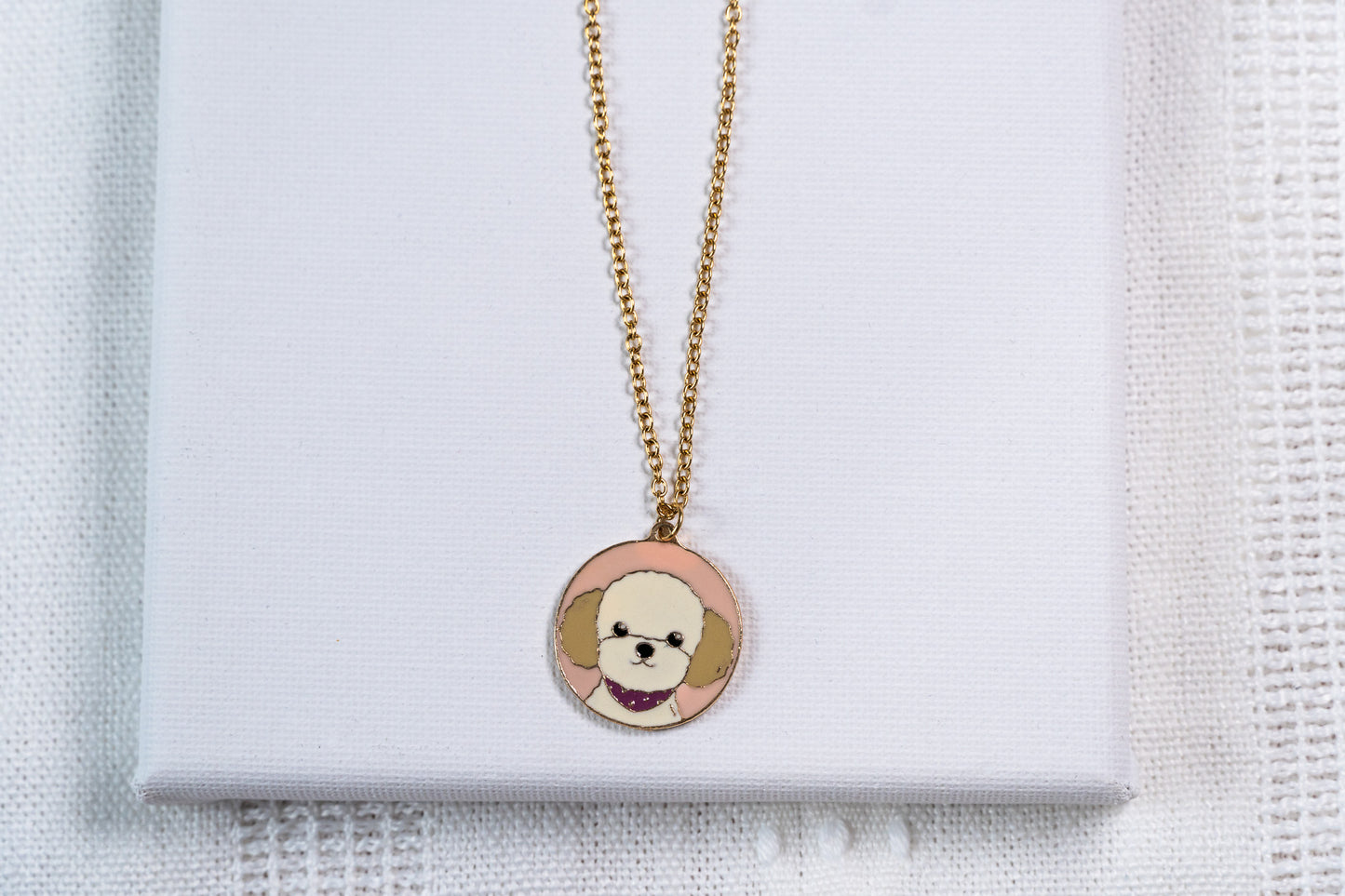 Maltese Dog Necklace