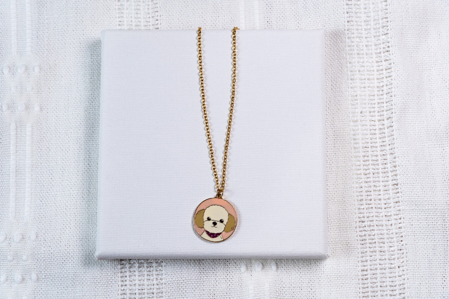 Maltese Dog Necklace