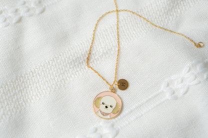 Maltese Dog Necklace