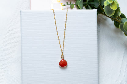 Coral Jade Necklace