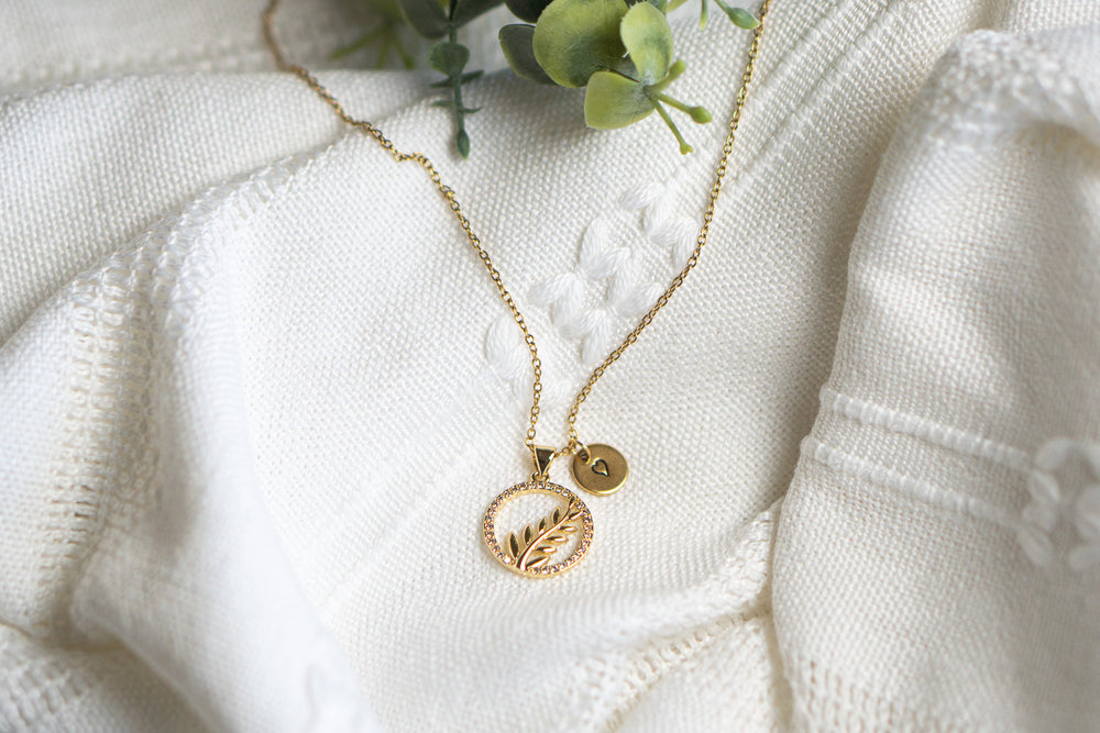 Leaf Ring Necklace