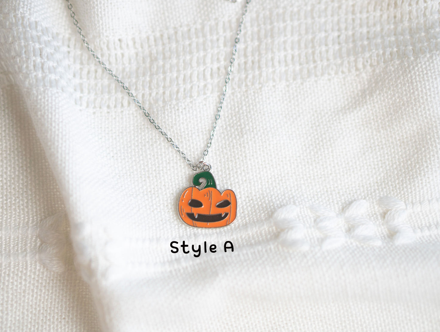 Jack O Lantern Necklace