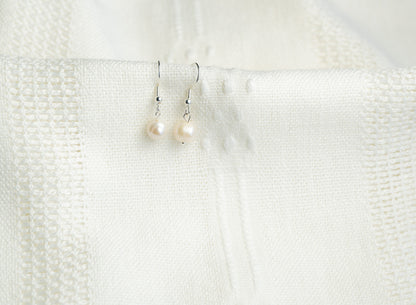 Simple Pearl Drop earrings