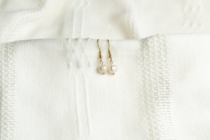 Simple Pearl Drop earrings