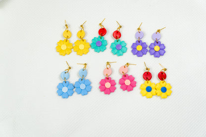 Princess Inspired Flower Earrings