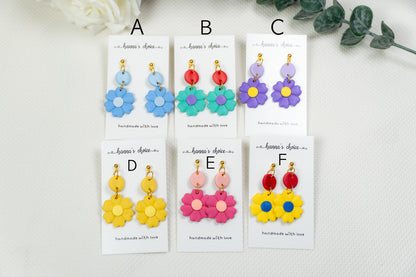 Princess Inspired Flower Earrings