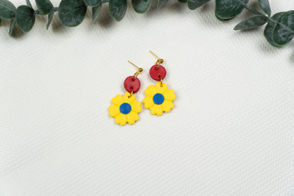 Princess Inspired Flower Earrings