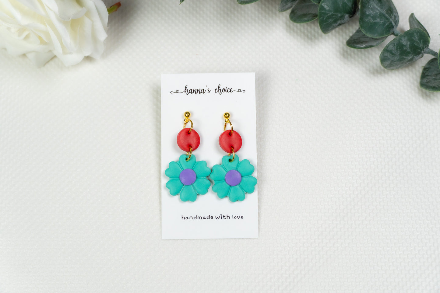 Princess Inspired Flower Earrings