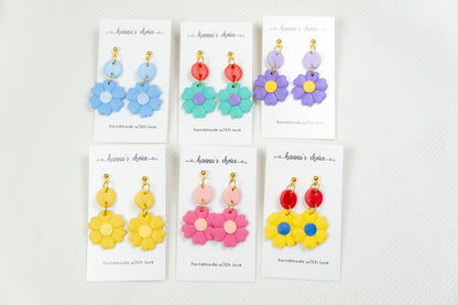 Princess Inspired Flower Earrings