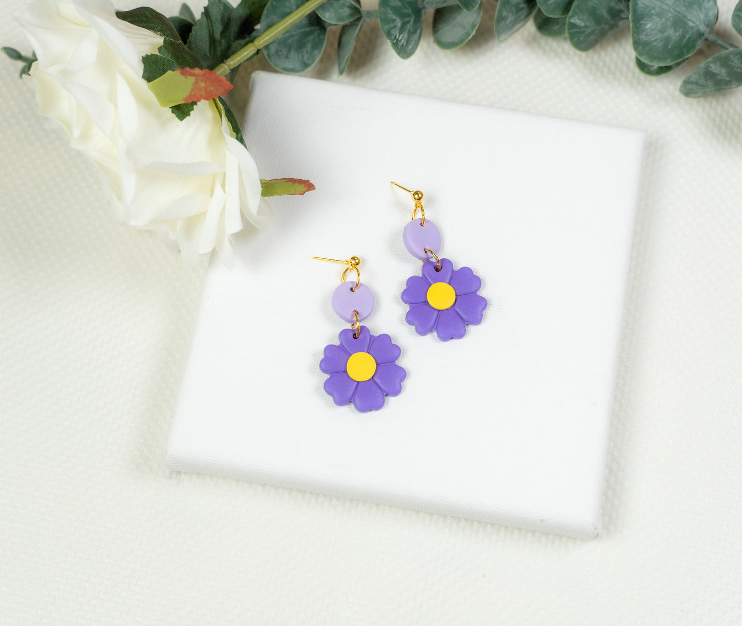 Princess Inspired Flower Earrings