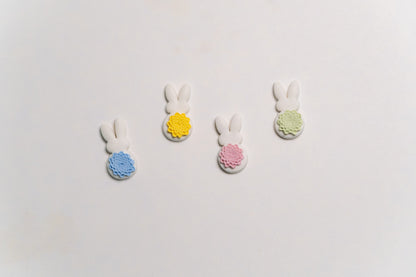 Easter Bunny Flower Stud