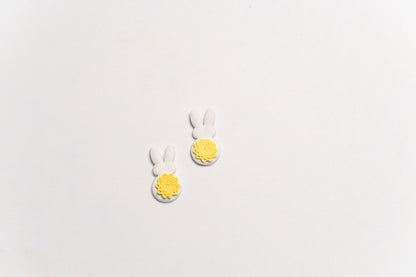 Easter Bunny Flower Stud