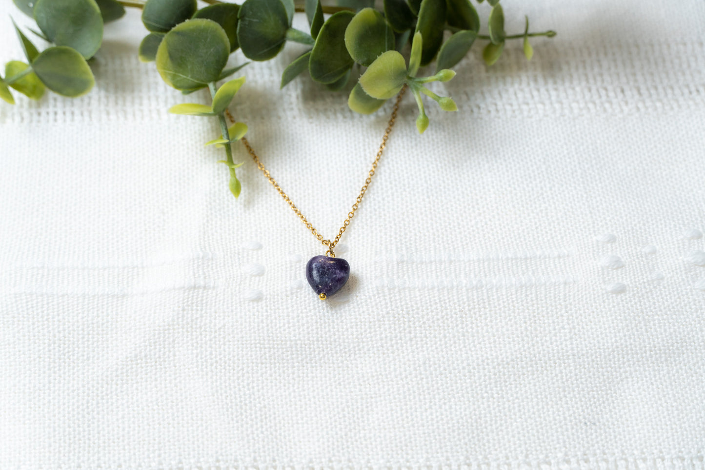 Purple Mica Necklace