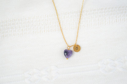 Purple Mica Necklace