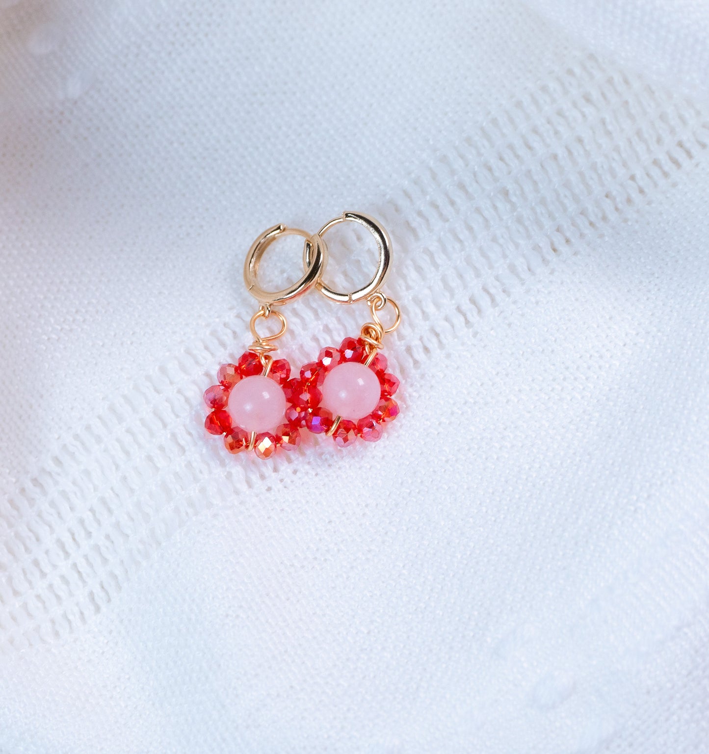 Small Daisy Flower-Red