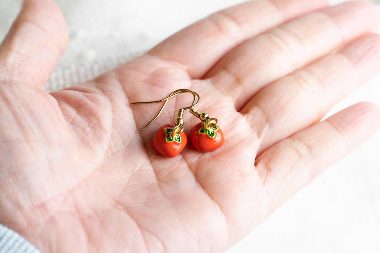 Cute Tomato Earrings